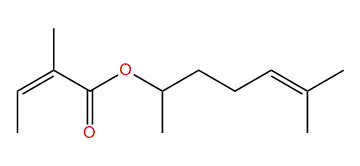 6-Methyl-5-Hepten-2-yl (Z)-2-methyl-2-butenoate